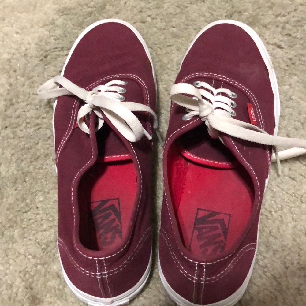 Maroon Vans